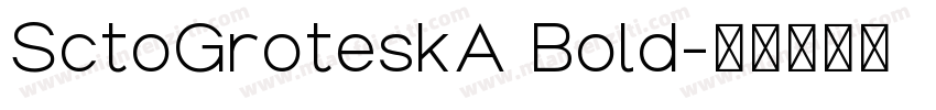 SctoGroteskA Bold字体转换